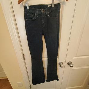 Rag & Bone High Rise Bell Jeans, Size 26